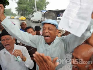 President Confirms Increase for Protesting Retirees